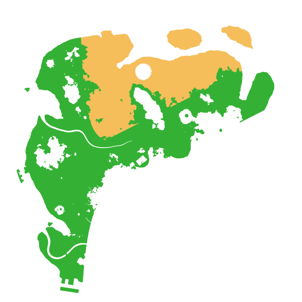 Biome Rust Map: Procedural Map, Size: 3300, Seed: 1827161711