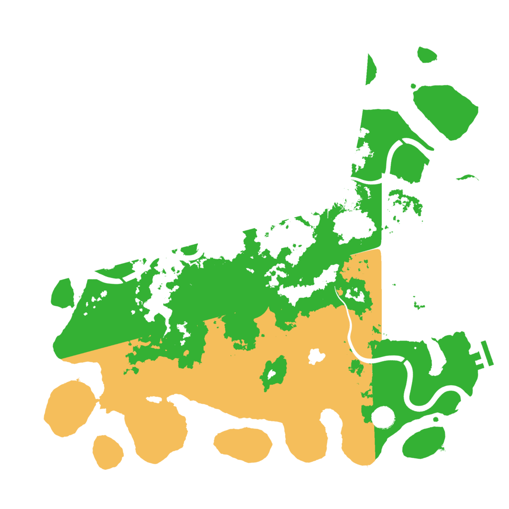 Biome Rust Map: Procedural Map, Size: 4000, Seed: 1177491473