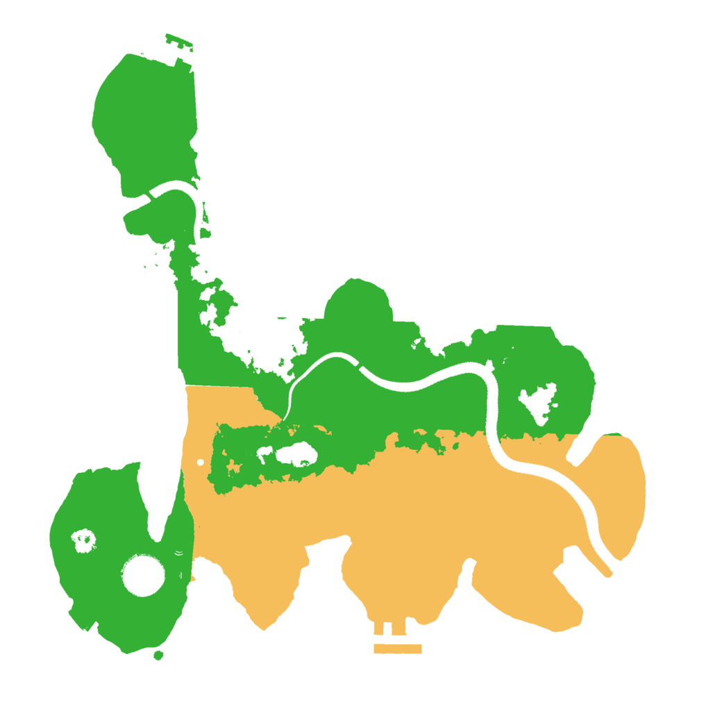Biome Rust Map: Procedural Map, Size: 3000, Seed: 42412917