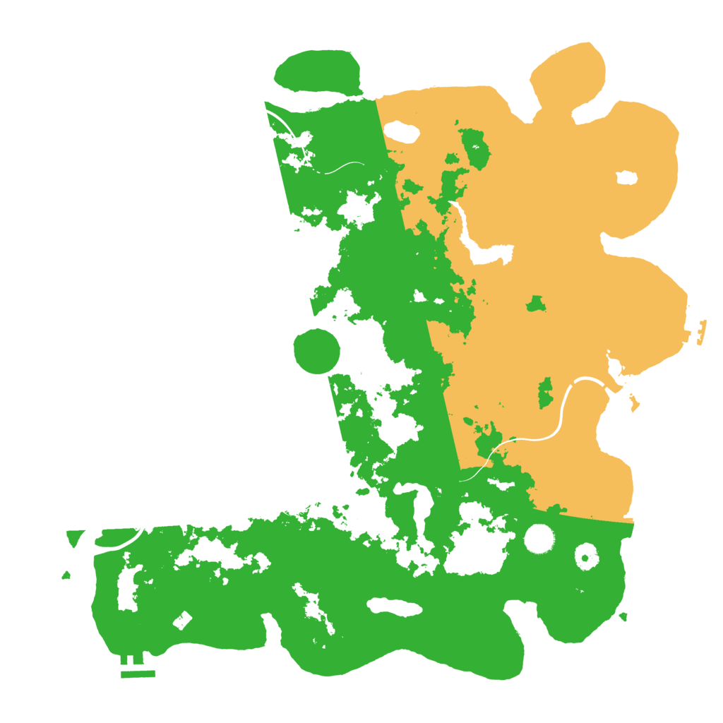 Biome Rust Map: Procedural Map, Size: 4250, Seed: 201259