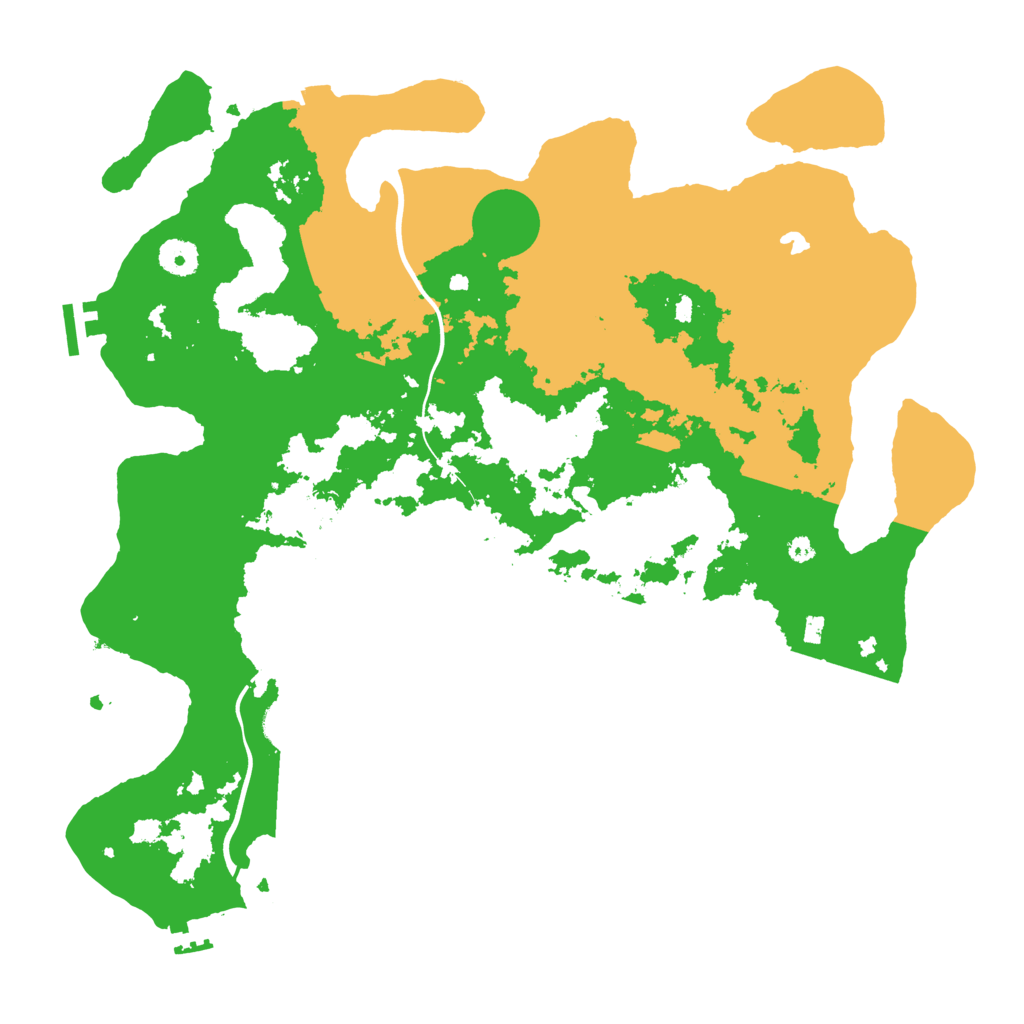 Biome Rust Map: Procedural Map, Size: 4000, Seed: 1624690839