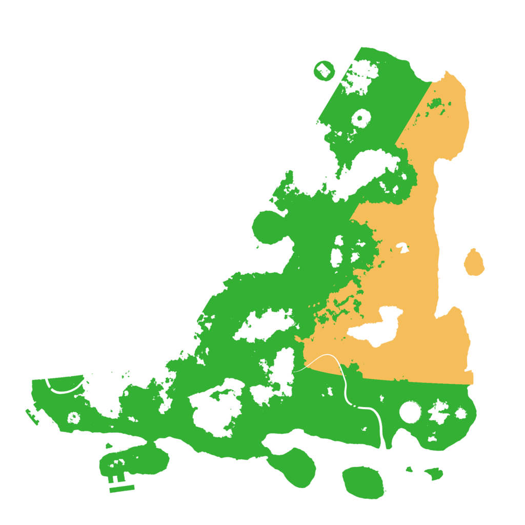 Biome Rust Map: Procedural Map, Size: 4255, Seed: 1290834235