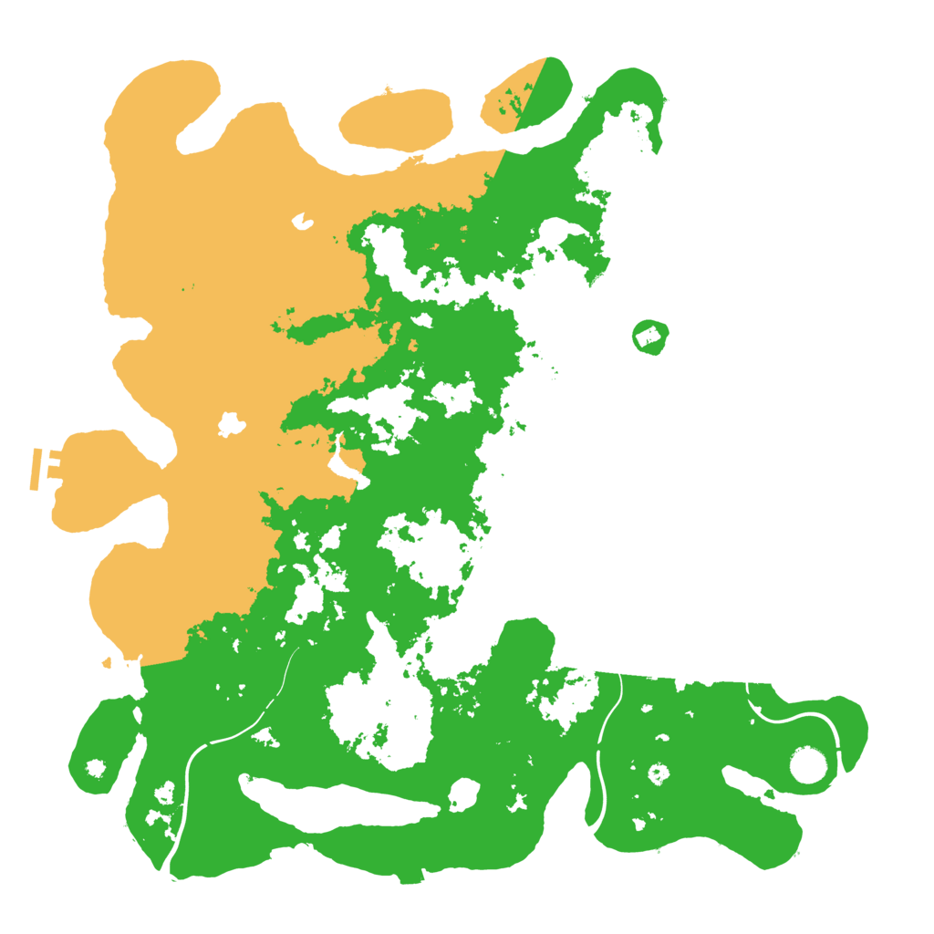 Biome Rust Map: Procedural Map, Size: 4500, Seed: 315686148