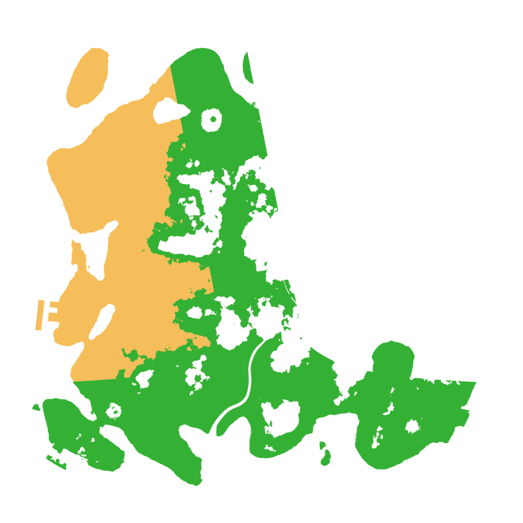 Biome Rust Map: Procedural Map, Size: 3500, Seed: 240628269