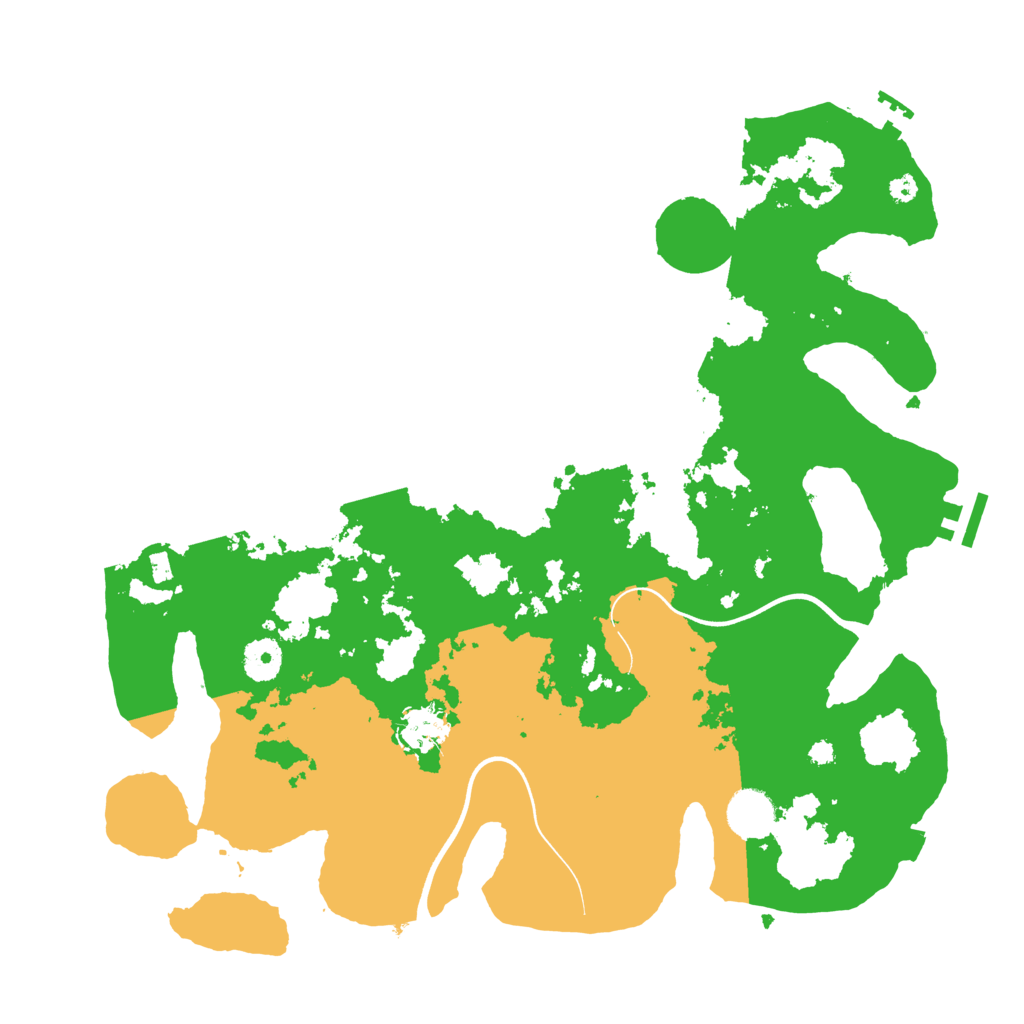 Biome Rust Map: Procedural Map, Size: 3750, Seed: 1121350284