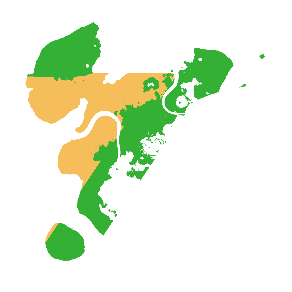 Biome Rust Map: Procedural Map, Size: 2500, Seed: 1524329313