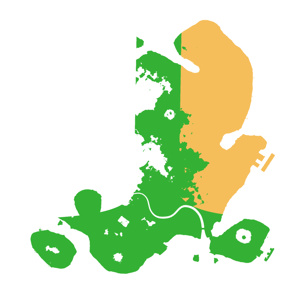 Biome Rust Map: Procedural Map, Size: 3000, Seed: 1193780604