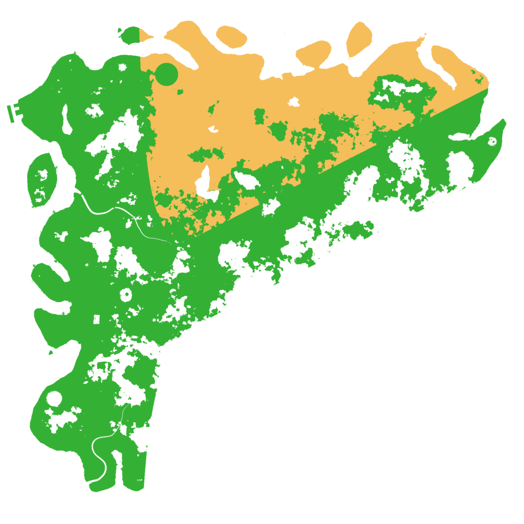 Biome Rust Map: Procedural Map, Size: 6000, Seed: 3729402