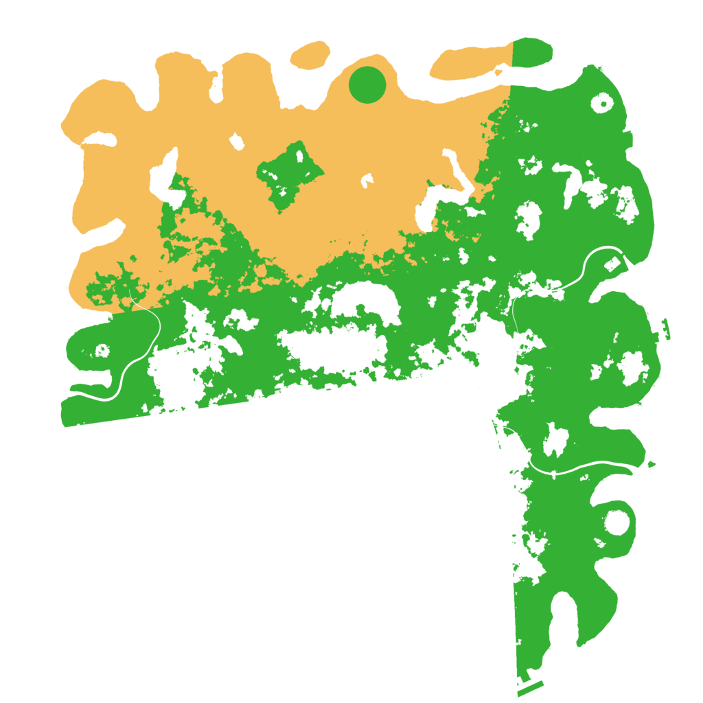 Biome Rust Map: Procedural Map, Size: 5000, Seed: 254687138