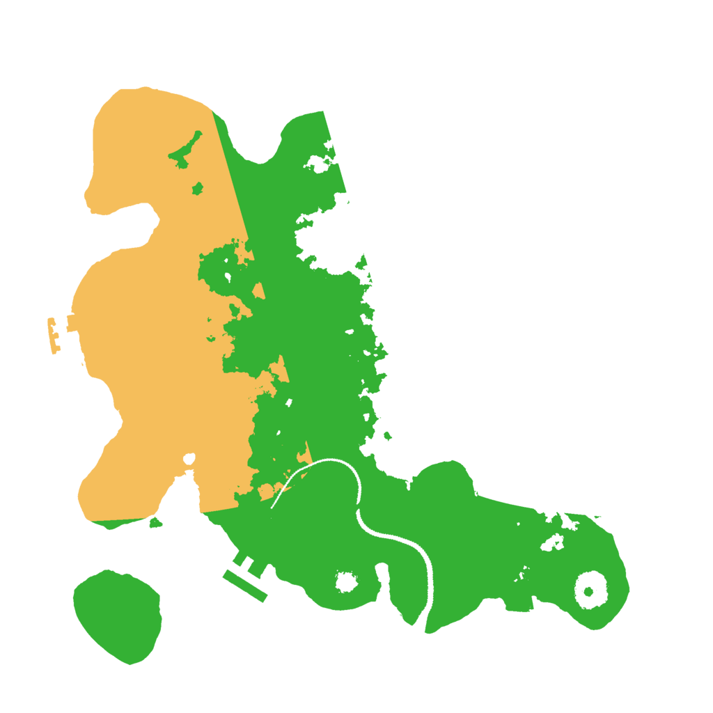 Biome Rust Map: Procedural Map, Size: 3000, Seed: 770426878