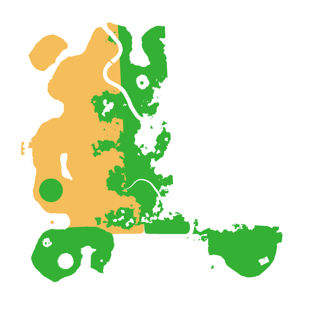Biome Rust Map: Procedural Map, Size: 3500, Seed: 853911622
