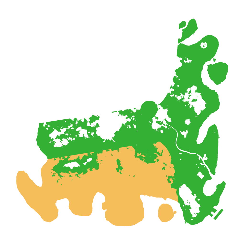 Biome Rust Map: Procedural Map, Size: 3850, Seed: 2106290677