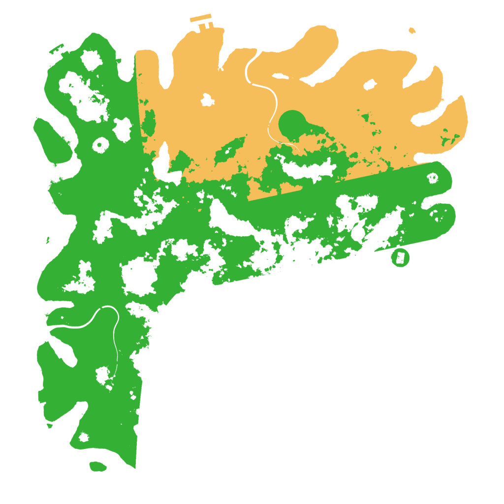 Biome Rust Map: Procedural Map, Size: 4750, Seed: 201