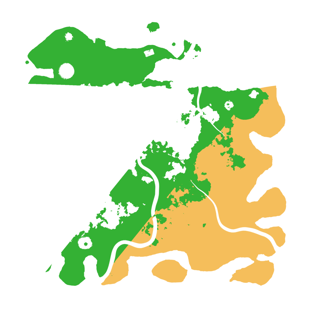 Biome Rust Map: Procedural Map, Size: 3600, Seed: 101024