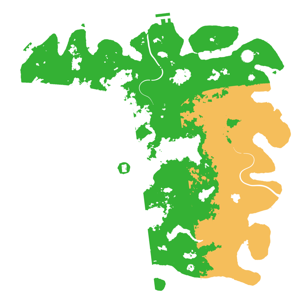 Biome Rust Map: Procedural Map, Size: 4300, Seed: 484813