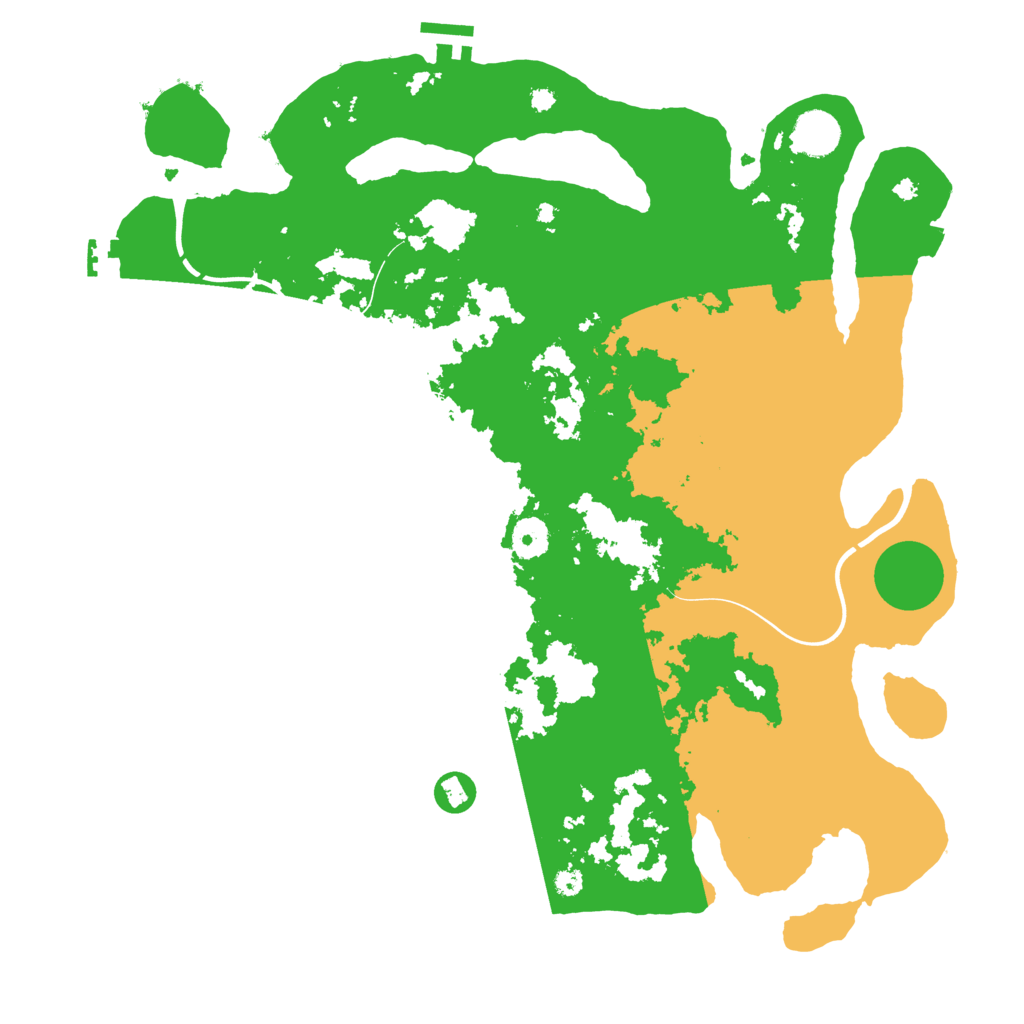 Biome Rust Map: Procedural Map, Size: 3900, Seed: 1270430624