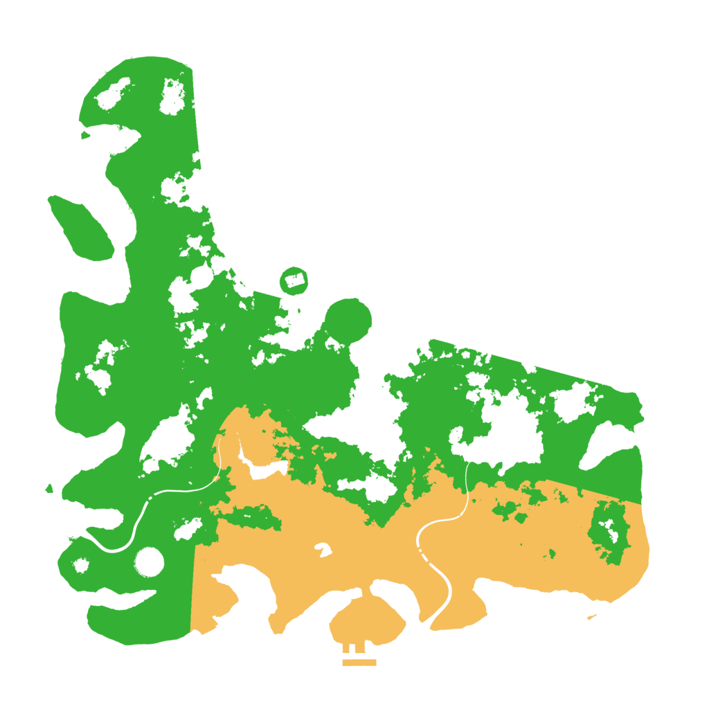 Biome Rust Map: Procedural Map, Size: 4250, Seed: 348018178