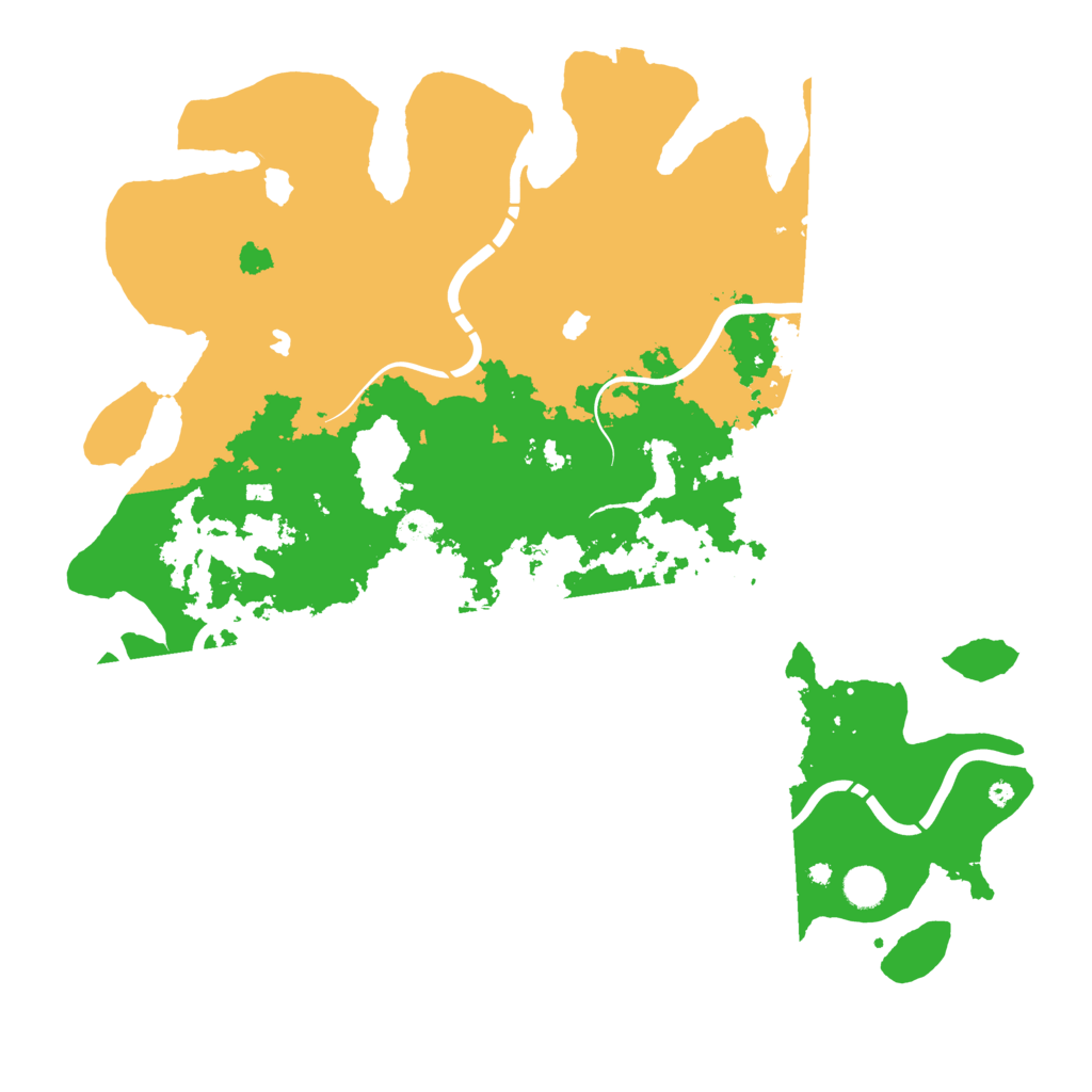 Biome Rust Map: Procedural Map, Size: 4500, Seed: 270604476