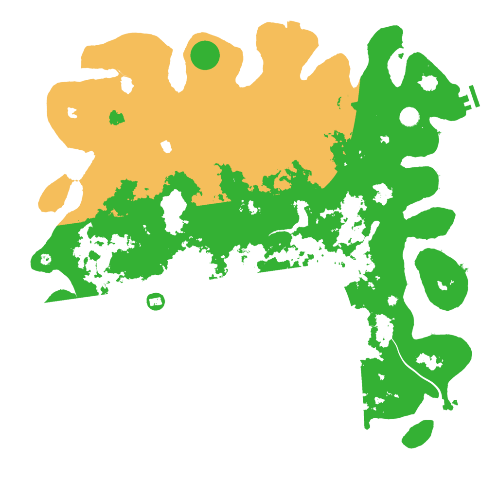 Biome Rust Map: Procedural Map, Size: 4500, Seed: 270604476