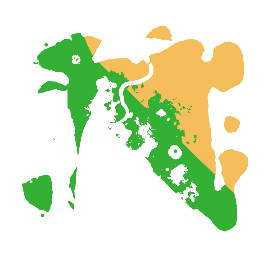 Biome Rust Map: Procedural Map, Size: 3000, Seed: 53379428