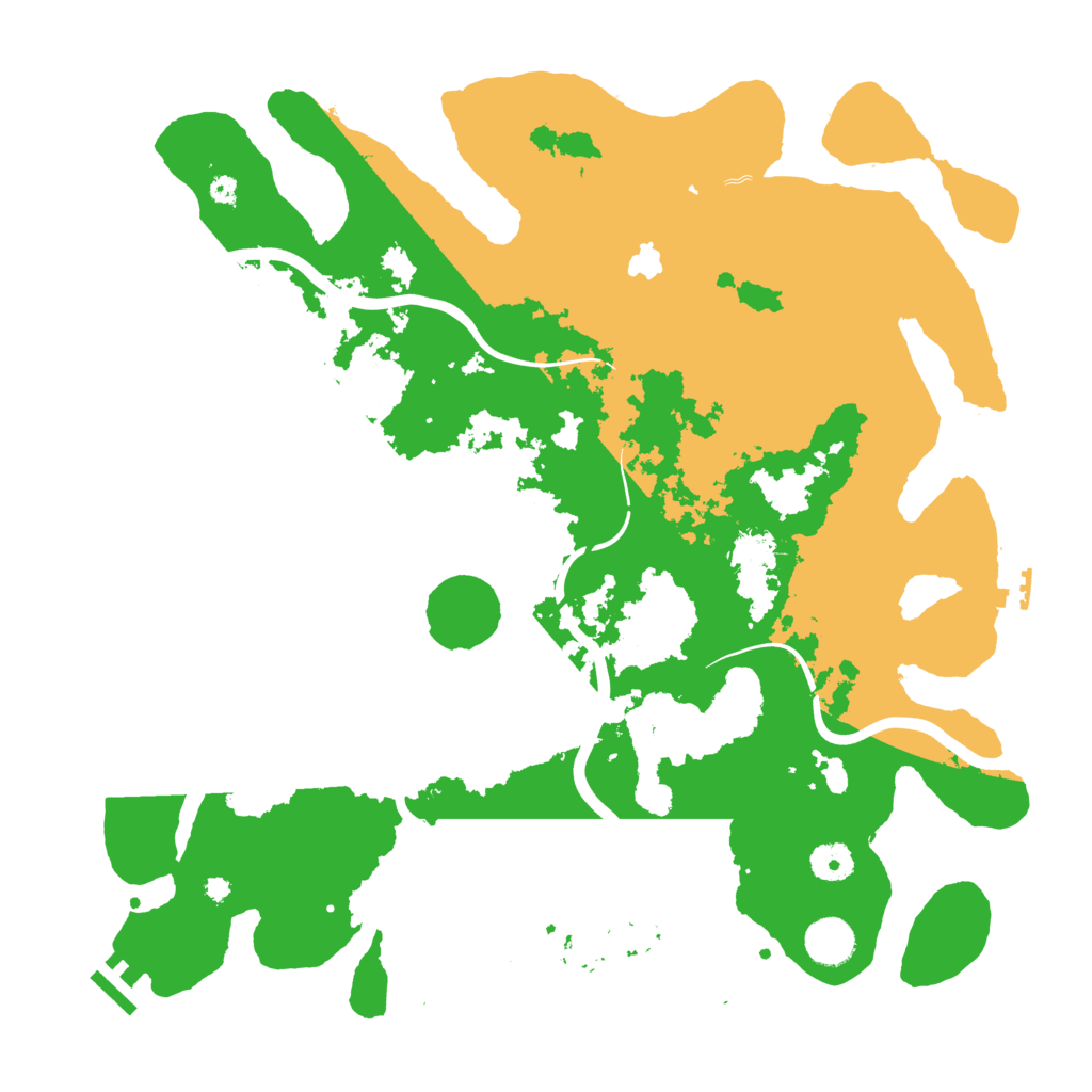 Biome Rust Map: Procedural Map, Size: 4000, Seed: 888063777