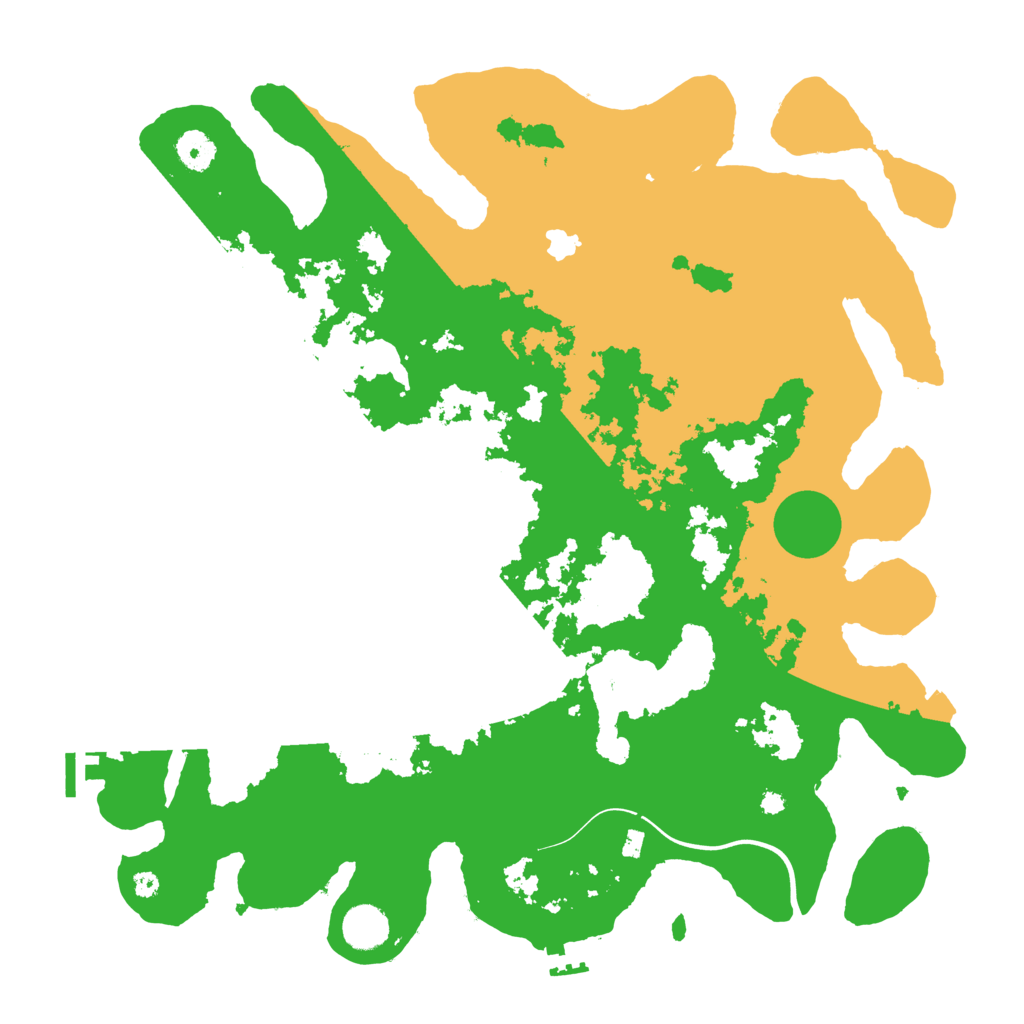 Biome Rust Map: Procedural Map, Size: 4000, Seed: 888063777