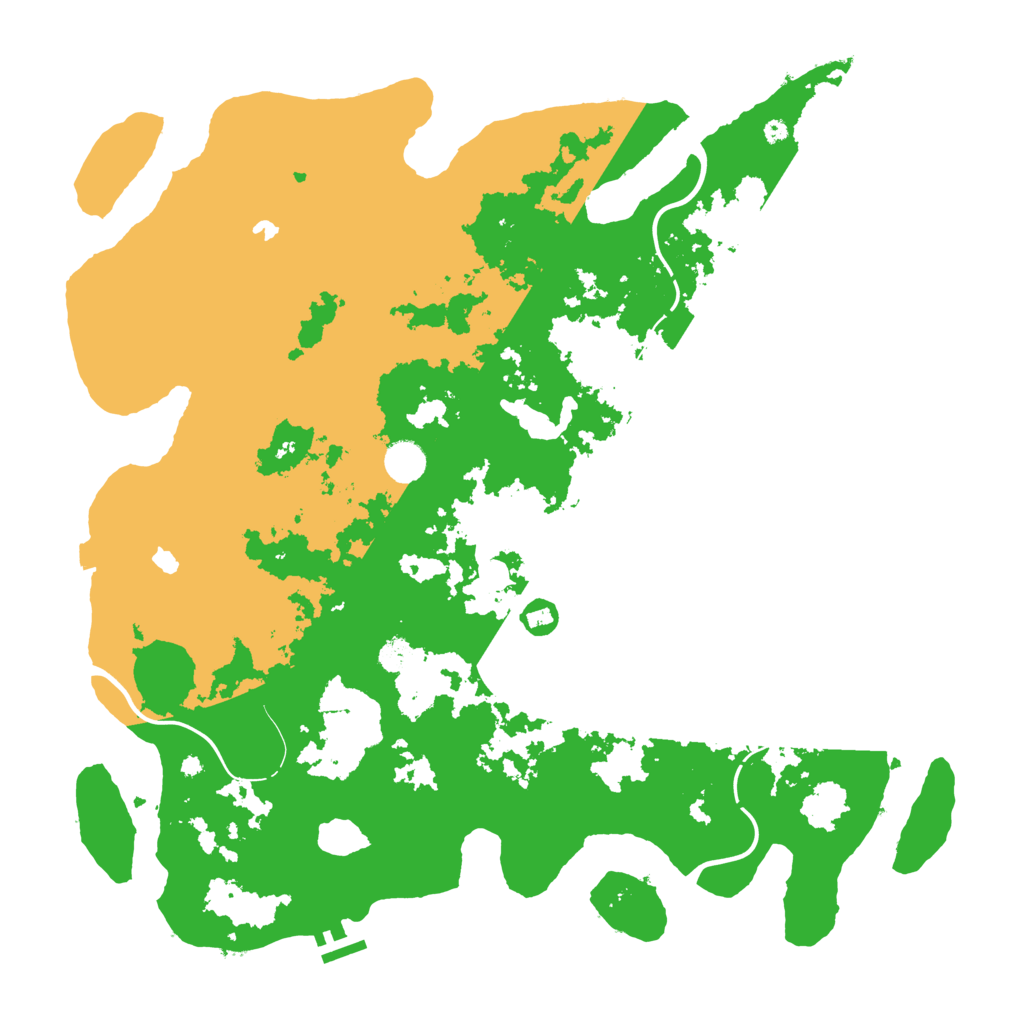 Biome Rust Map: Procedural Map, Size: 4500, Seed: 569129828