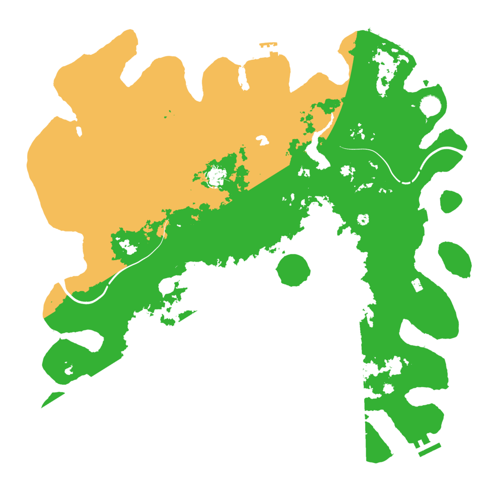Biome Rust Map: Procedural Map, Size: 4250, Seed: 224851