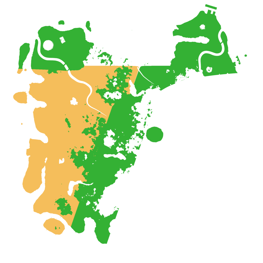 Biome Rust Map: Procedural Map, Size: 4500, Seed: 153418201