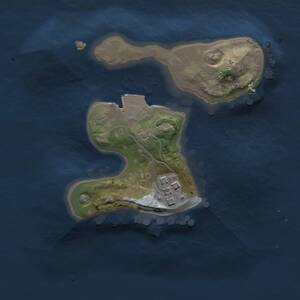 Thumbnail Rust Map: Procedural Map, Size: 1500, Seed: 325459415, 2 Monuments