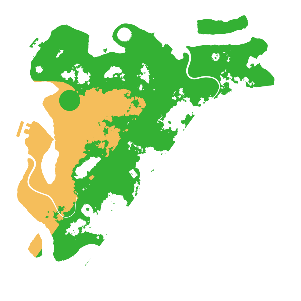 Biome Rust Map: Procedural Map, Size: 3800, Seed: 29780677