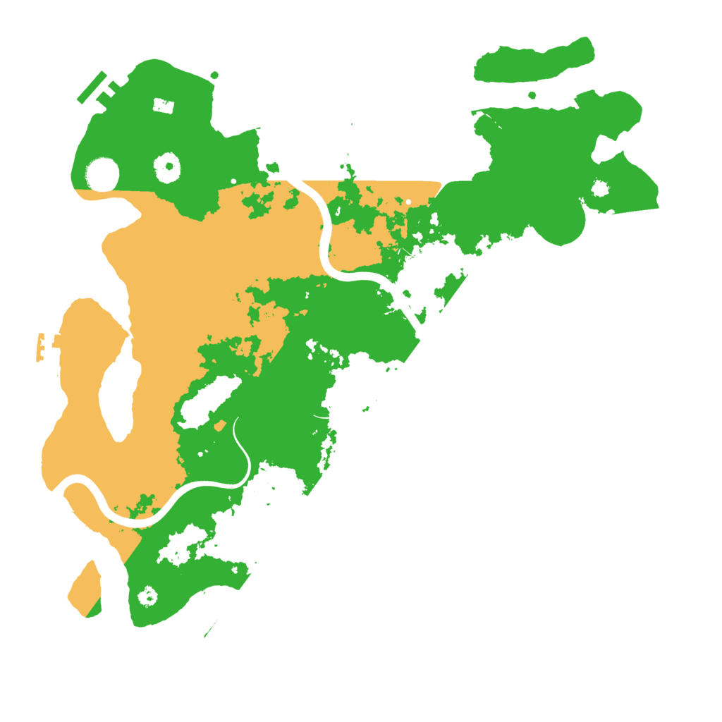 Biome Rust Map: Procedural Map, Size: 3800, Seed: 29780677