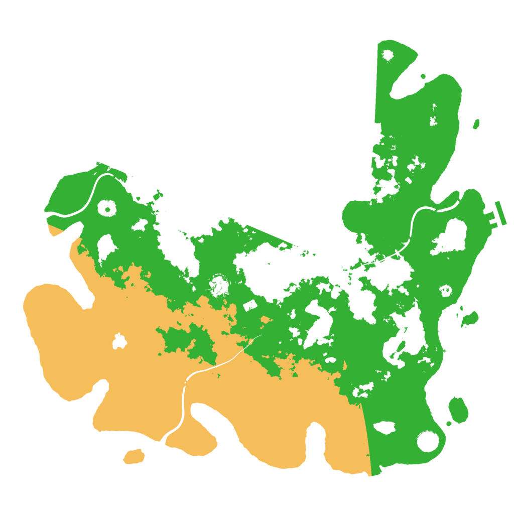 Biome Rust Map: Procedural Map, Size: 4250, Seed: 399651035