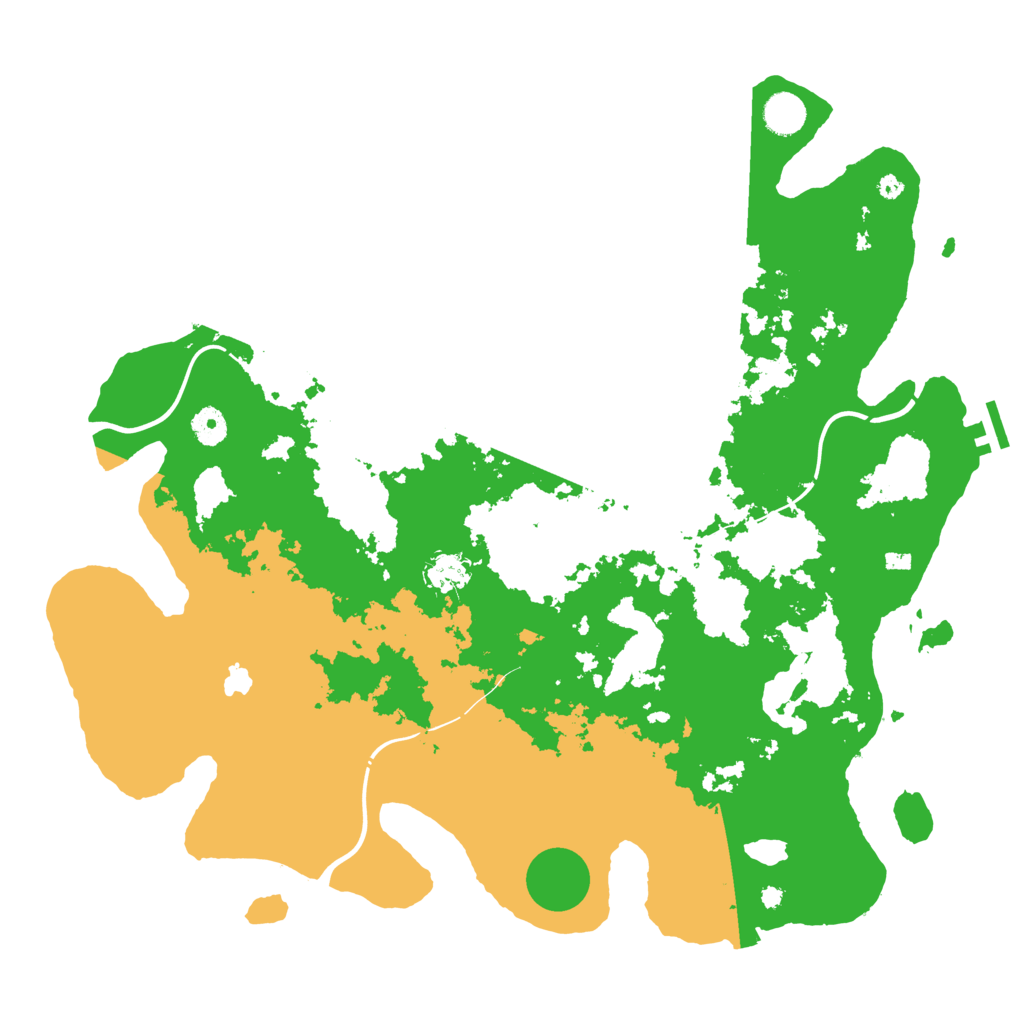 Biome Rust Map: Procedural Map, Size: 4250, Seed: 399651035