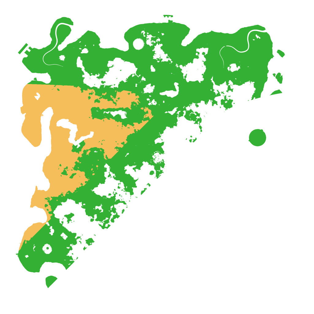 Biome Rust Map: Procedural Map, Size: 5000, Seed: 817680486