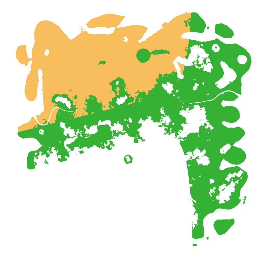 Biome Rust Map: Procedural Map, Size: 5000, Seed: 4562