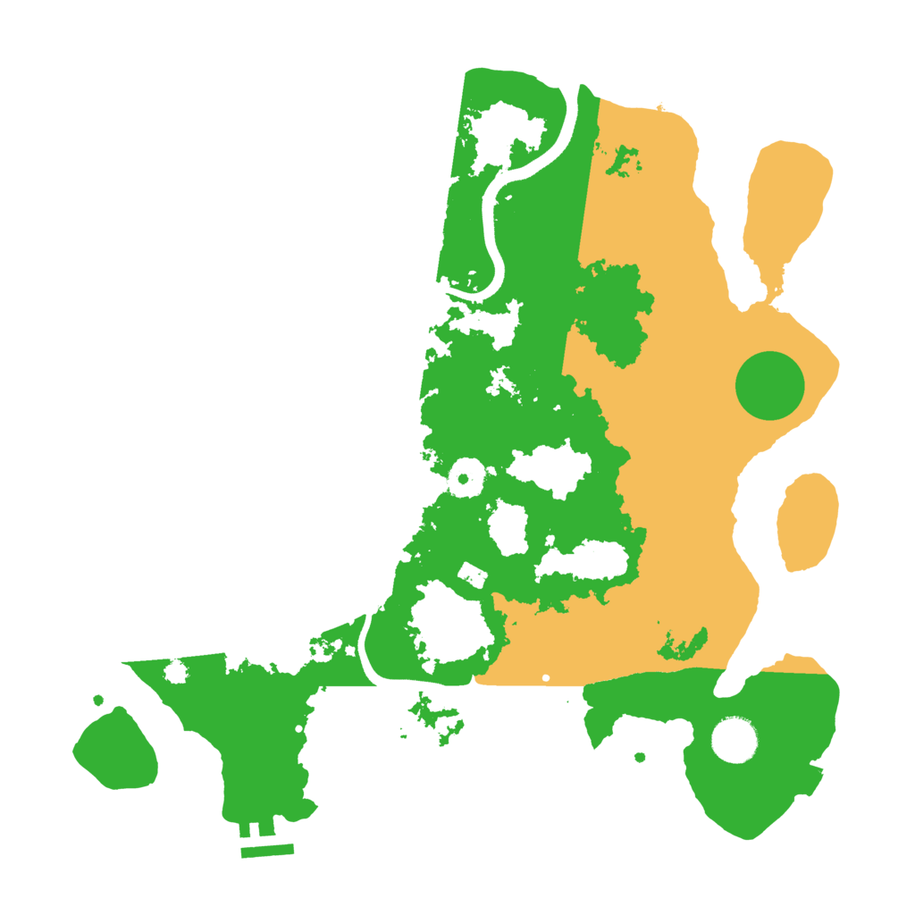 Biome Rust Map: Procedural Map, Size: 3500, Seed: 1137534449