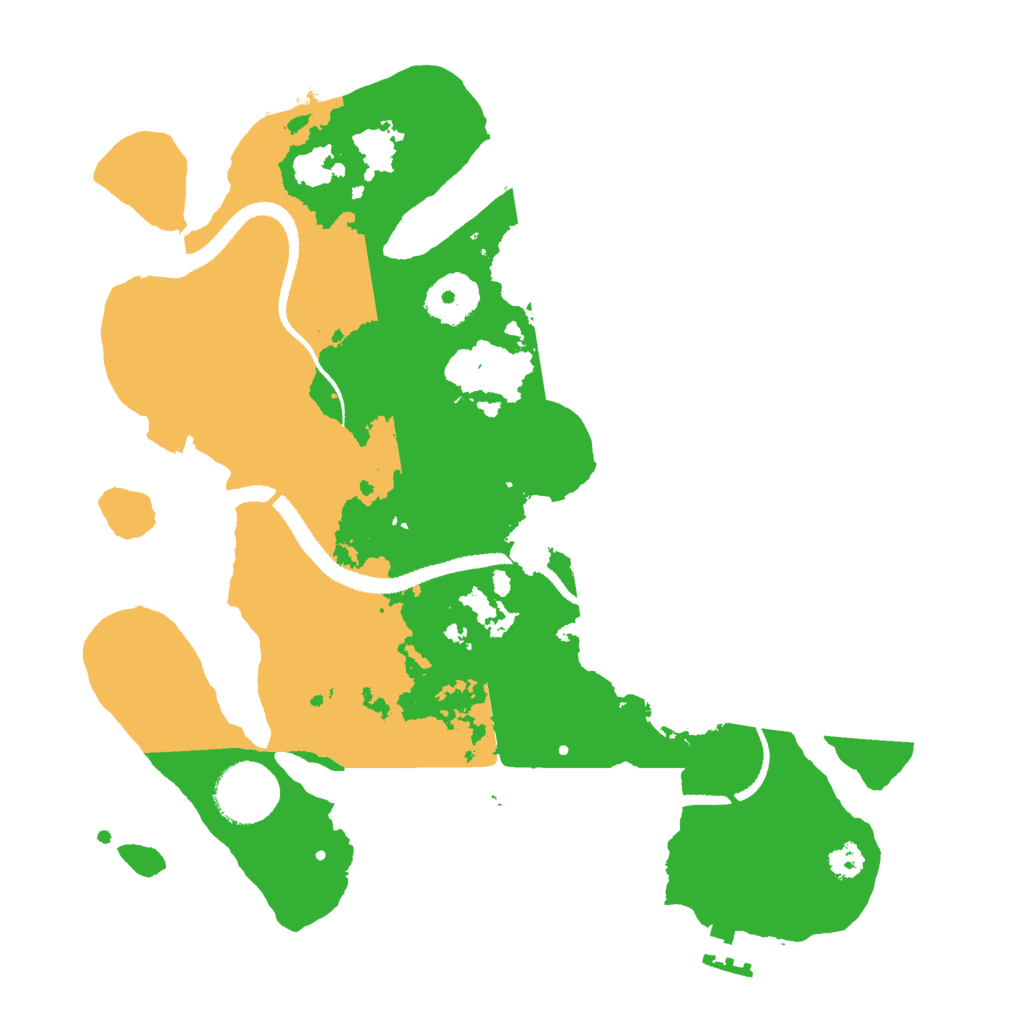 Biome Rust Map: Procedural Map, Size: 3000, Seed: 1373727901