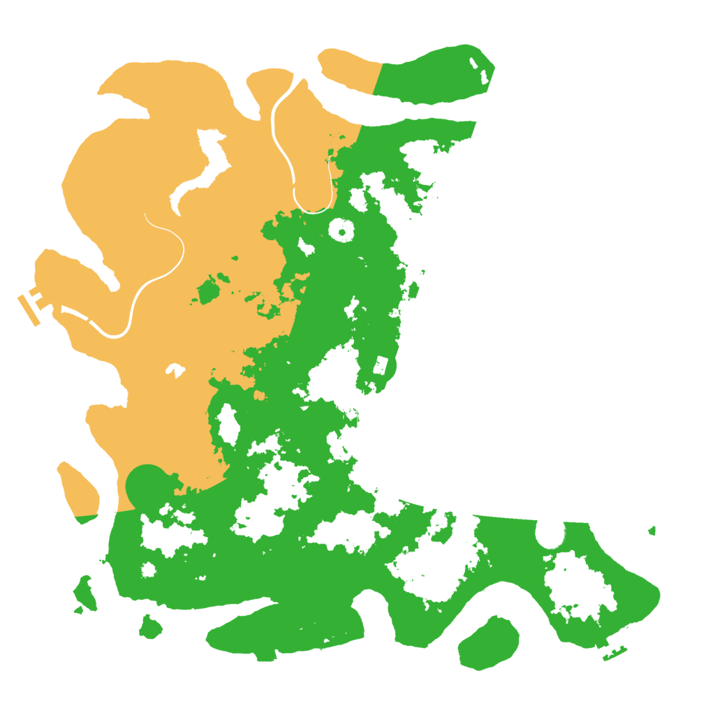Biome Rust Map: Procedural Map, Size: 4250, Seed: 368046087