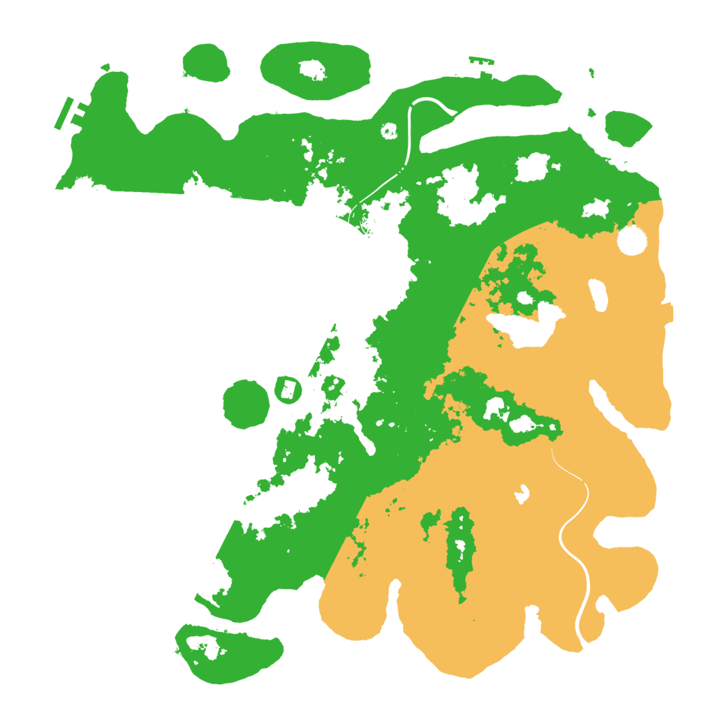 Biome Rust Map: Procedural Map, Size: 4250, Seed: 31784