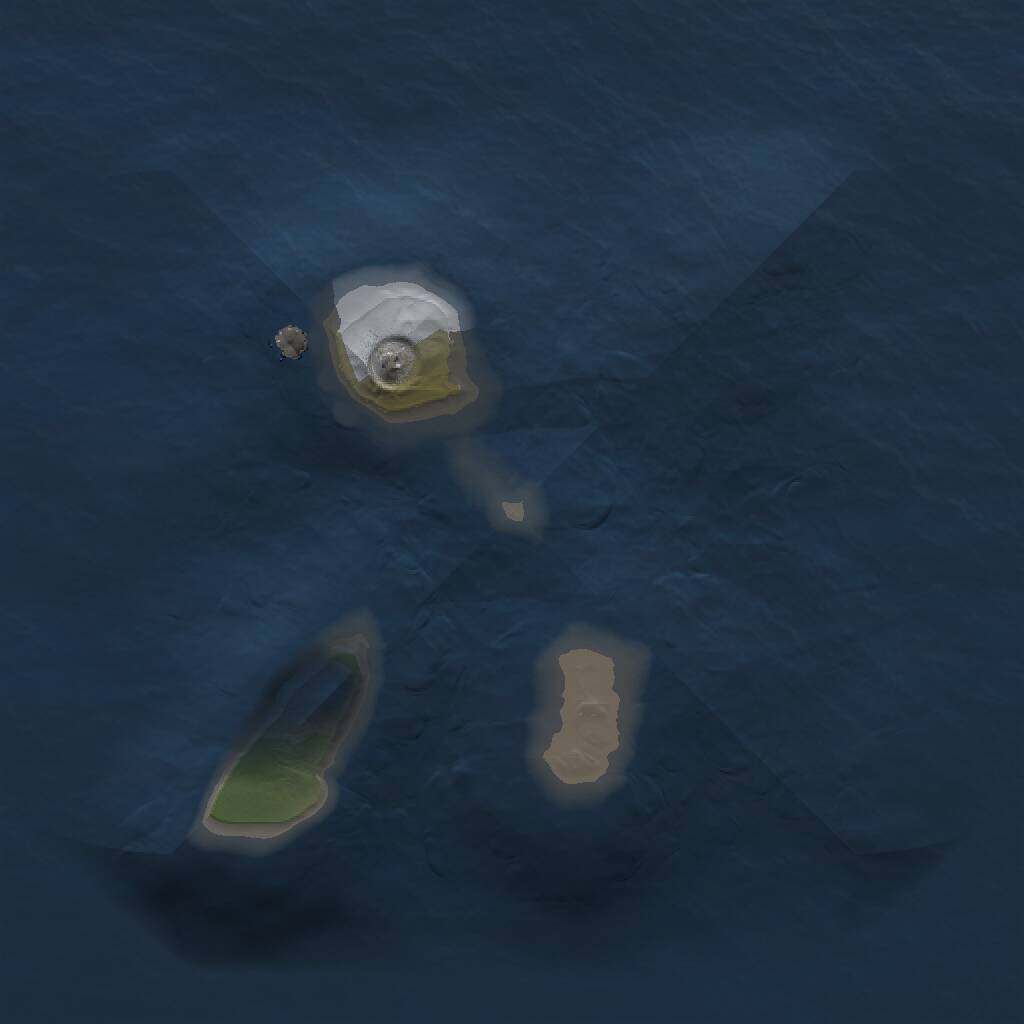 Rust Map: Procedural Map, Size: 1300, Seed: 1906910962, 1 Monuments