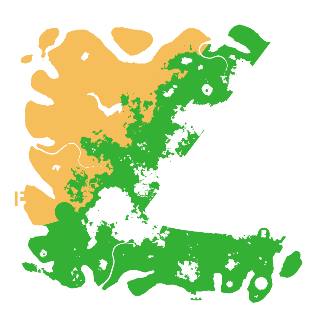 Biome Rust Map: Procedural Map, Size: 4500, Seed: 853234663