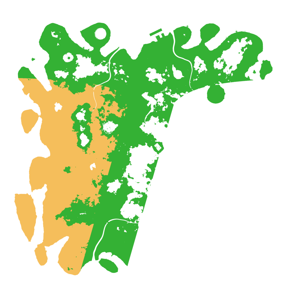 Biome Rust Map: Procedural Map, Size: 4500, Seed: 1999215904