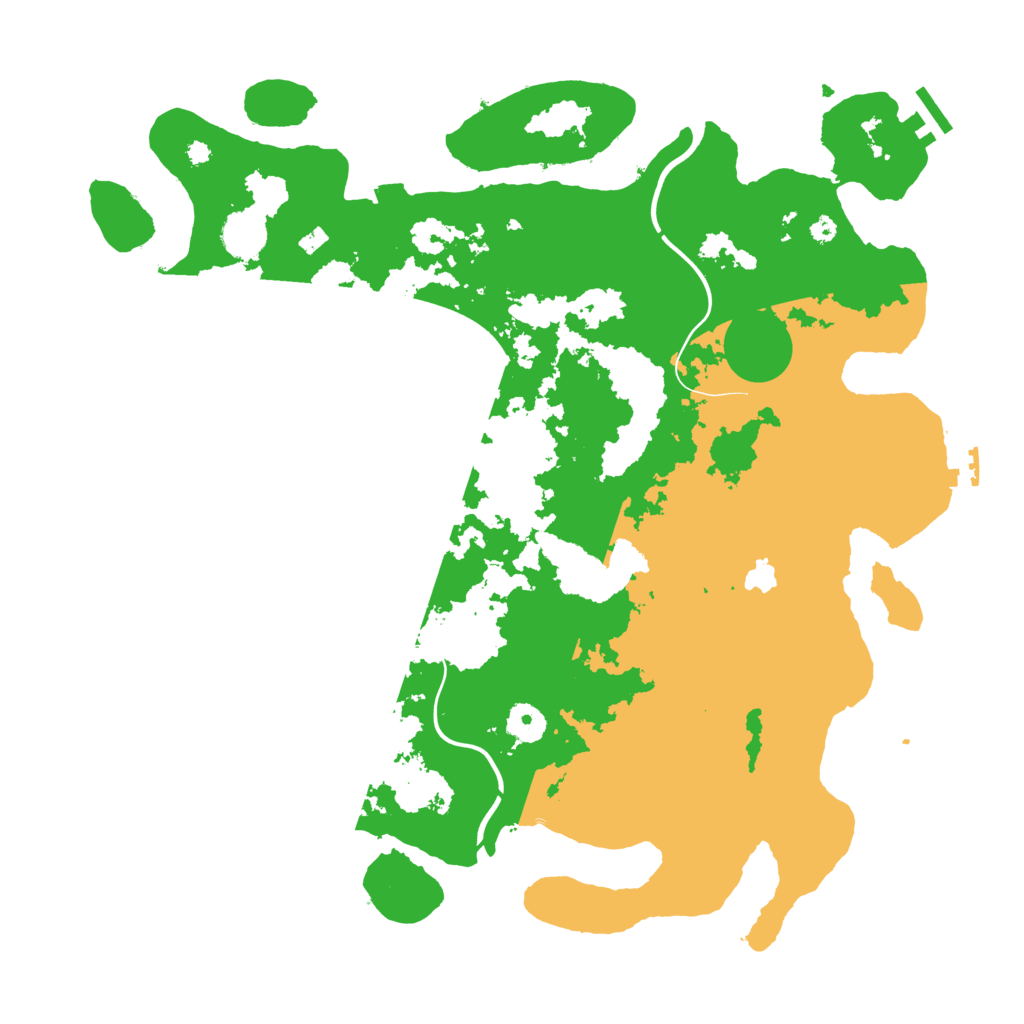 Biome Rust Map: Procedural Map, Size: 4000, Seed: 832482249