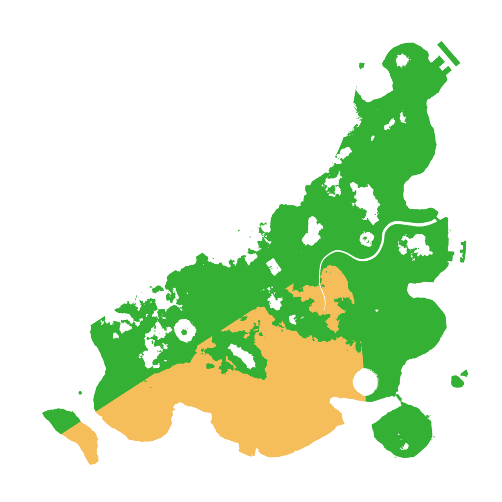 Biome Rust Map: Procedural Map, Size: 3500, Seed: 1704675210