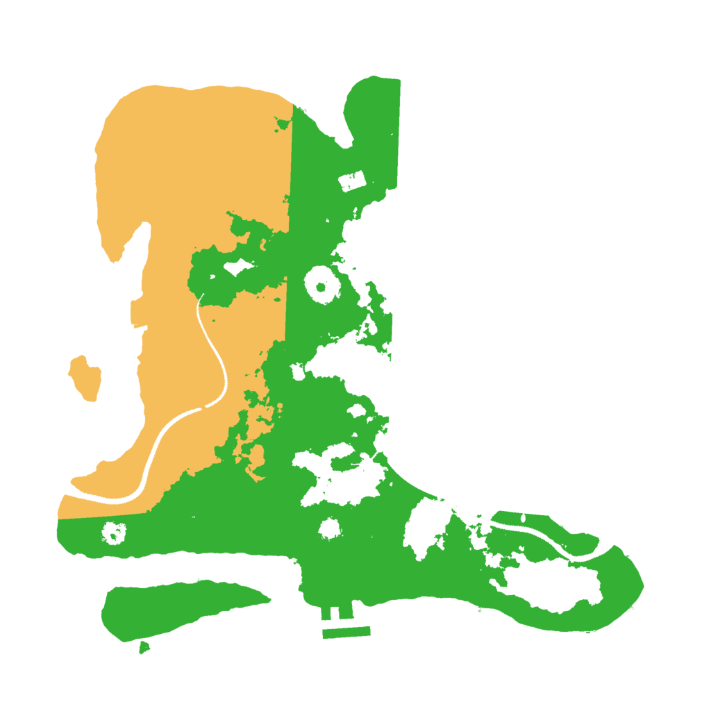 Biome Rust Map: Procedural Map, Size: 3000, Seed: 885256318