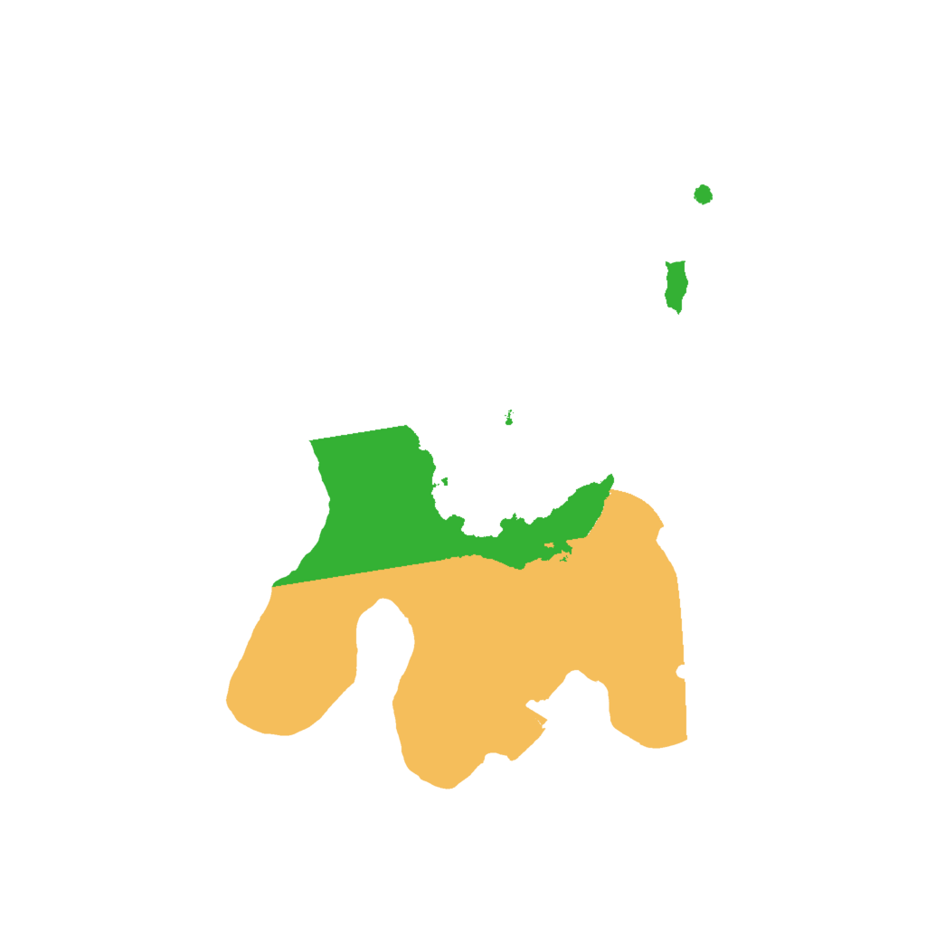 Biome Rust Map: Procedural Map, Size: 2000, Seed: 1201895468