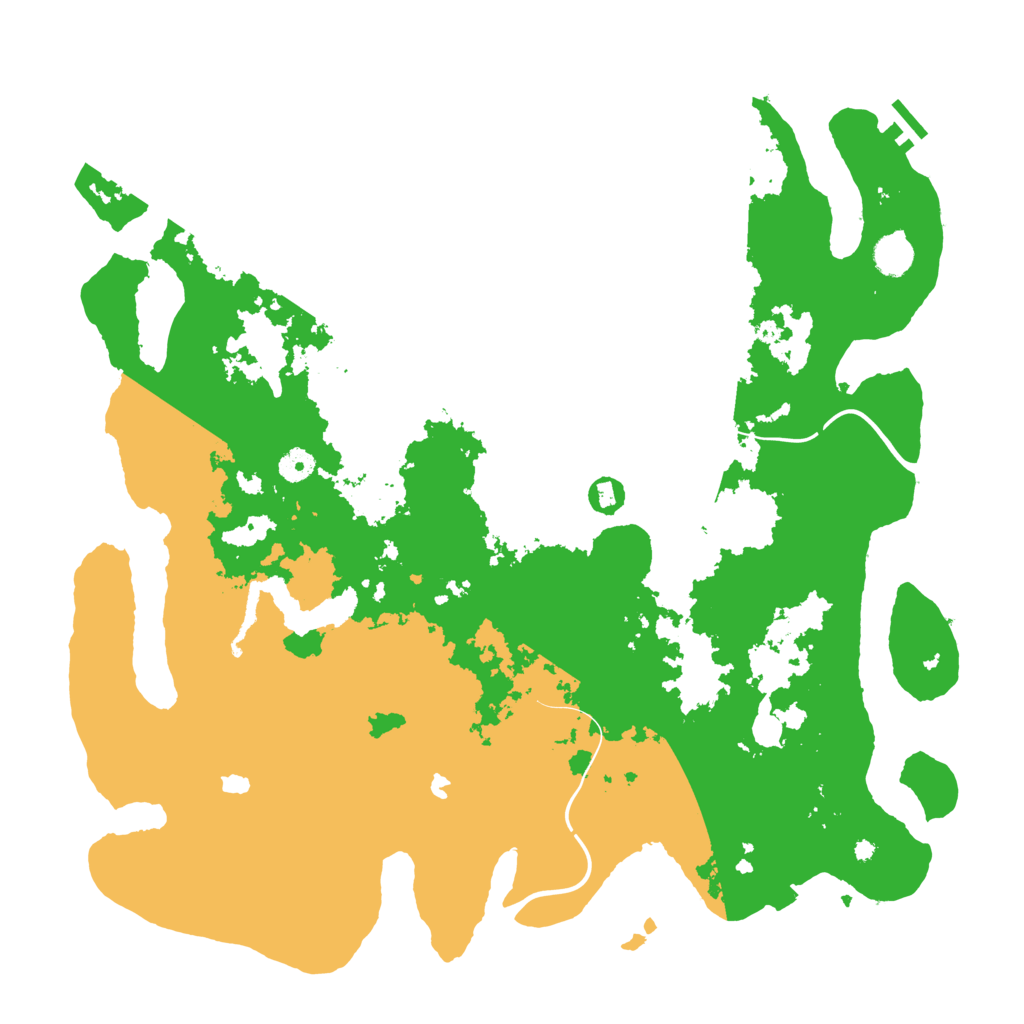 Biome Rust Map: Procedural Map, Size: 4500, Seed: 1359764