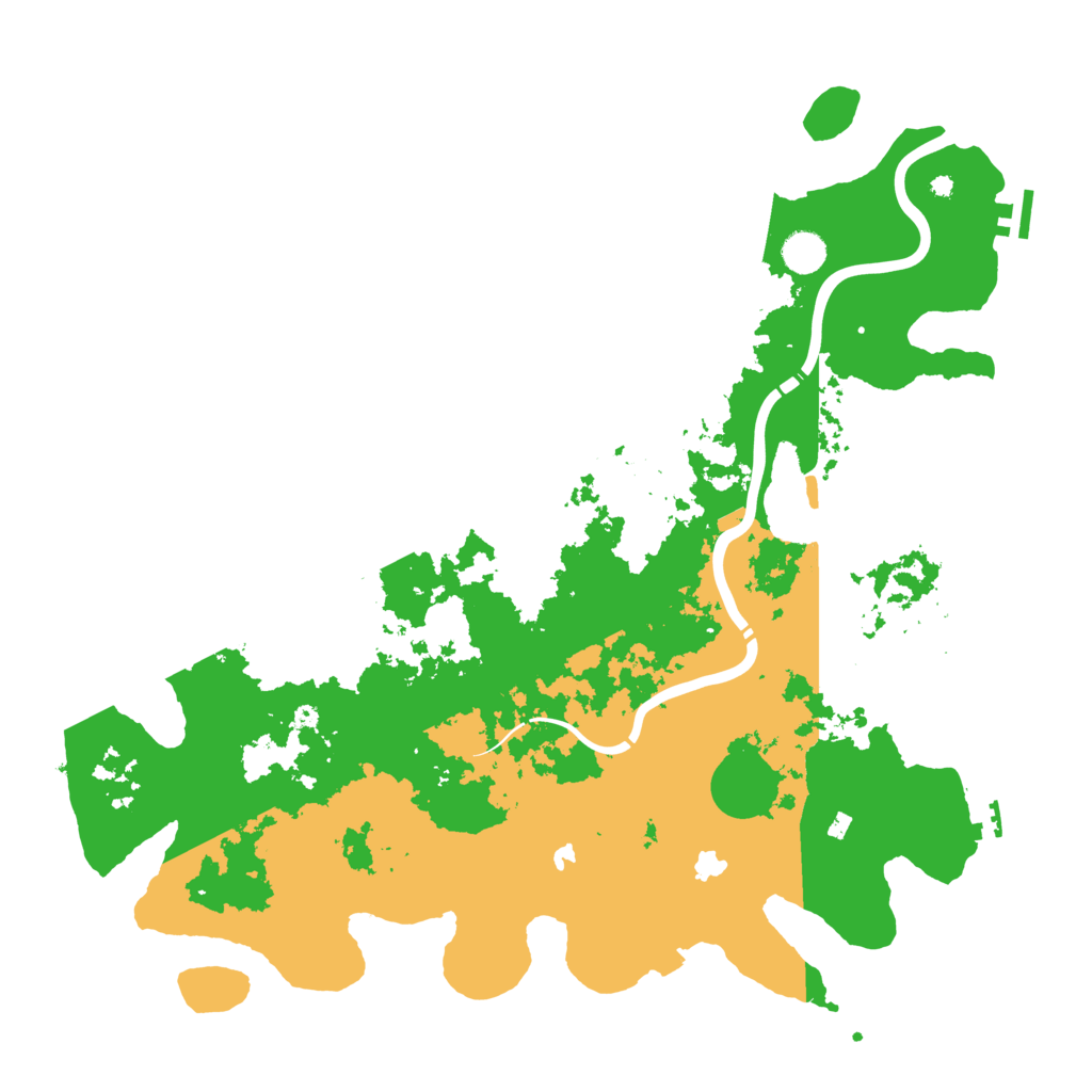 Biome Rust Map: Procedural Map, Size: 4500, Seed: 485391982