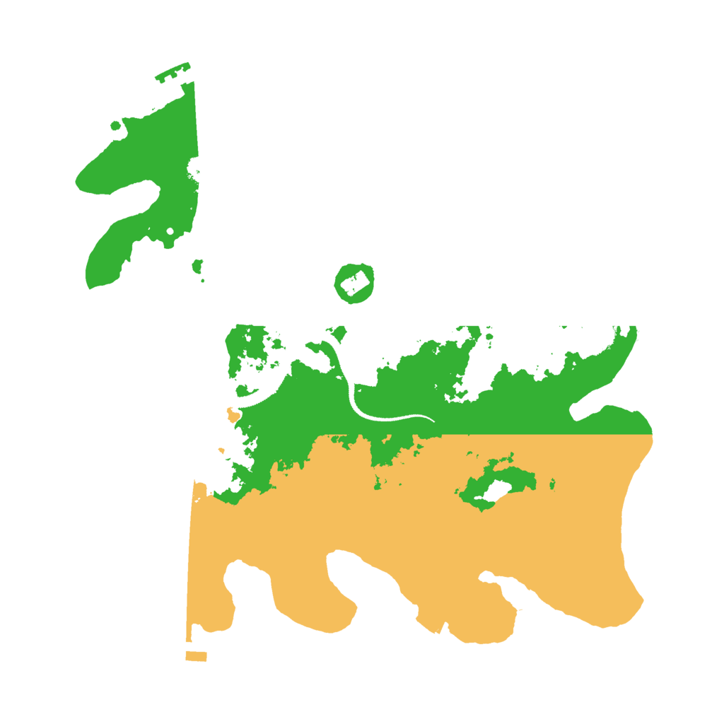 Biome Rust Map: Procedural Map, Size: 3000, Seed: 553525561